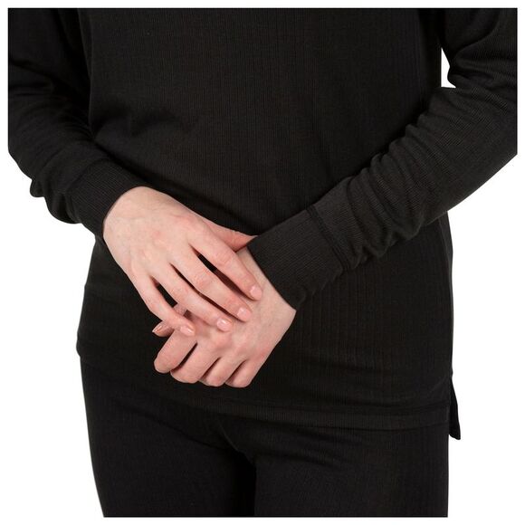 Trespass Adults Unisex Flex360 Base Layer Top / Black - Picture 3 of 5